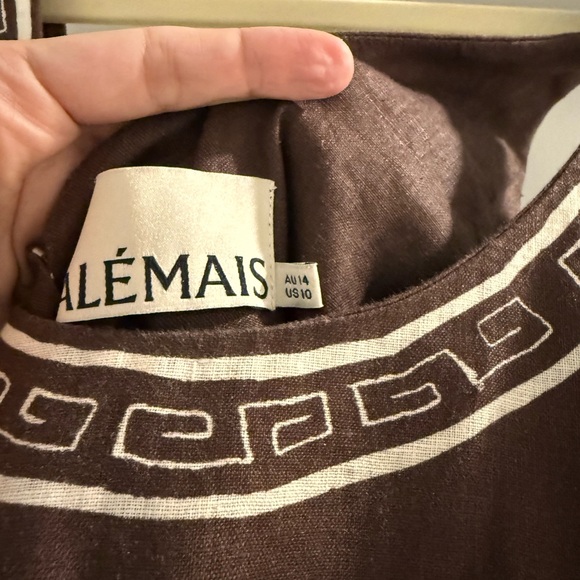 Alemais Brown Patterned Maxi Dress - Picture 2 of 3